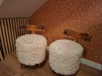 Twee schattige kinderkrukjes, Ophalen, Gebruikt, Hout