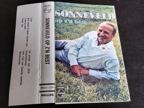 WIM SONNEVELD - SONNEVELD OP Z'N BEST (CASSETTEBANDJE), Cd's en Dvd's, Cassettebandjes, Zo goed als nieuw, Origineel, Humor en Cabaret