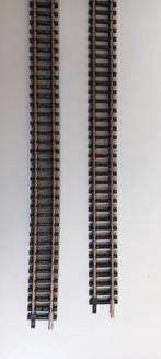 2x Minitrix N Flexibele Rail 730 mm, Gelijkstroom, Trix, Rails, Ophalen of Verzenden