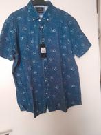 Vanguard XXXL Overhemd Shirt Korte Mouw, Blauw, Nieuw, Ophalen of Verzenden, Overige halswijdtes