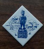 Delfts Blauw Tegeltje Bartje, Antiek en Kunst, Ophalen of Verzenden