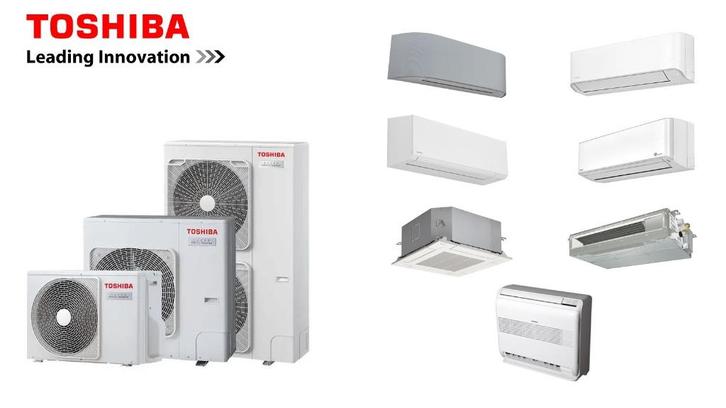 TOSHIBA MULTI SPLIT WARMTEPOMP INVERTER, Witgoed en Apparatuur, Airco's, Nieuw, Wandairco, 3 snelheden of meer, Koelen en Ontvochtigen
