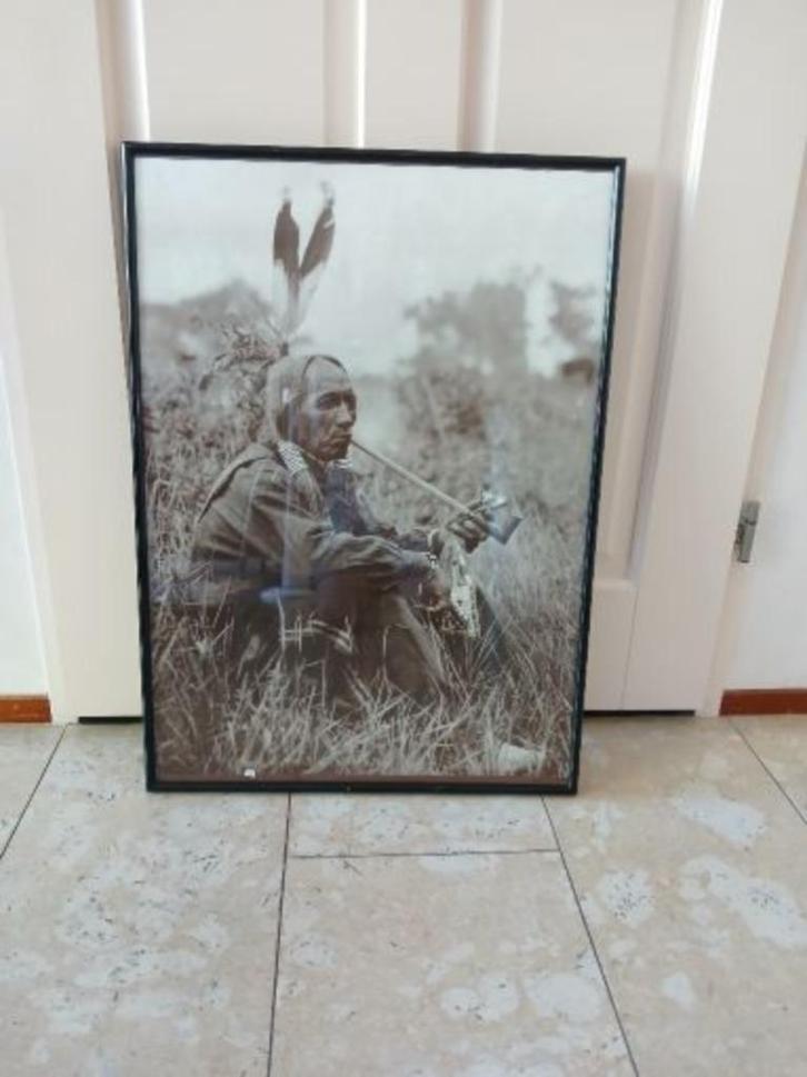 Poster Indian Chief Good Boy,(adv.nr.296 ), Verzamelen, Overige Verzamelen, Zo goed als nieuw, Ophalen of Verzenden