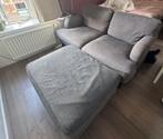2,5 sits bank met poef, Huis en Inrichting, Banken | Sofa's en Chaises Longues, Ophalen, Zo goed als nieuw