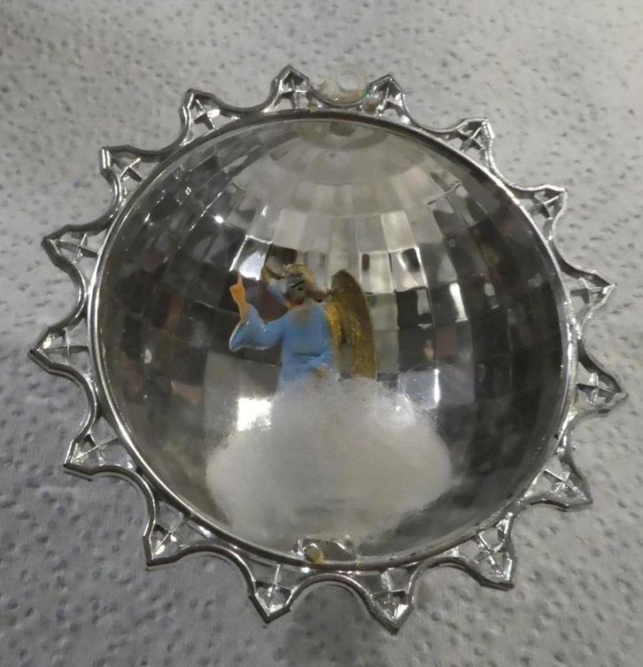 Vintage Diorama kerstbal (1), Diversen, Kerst, Zo goed als nieuw, Ophalen of Verzenden