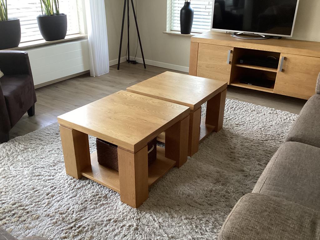 Salontafels 60x60 hoog 45, Ophalen