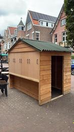 Houten verkoopkraam / markthuisje / schuur / buitenkeuken 2x, Tuin en Terras, Ophalen, 250 tot 500 cm, Schuur, Zonder ramen