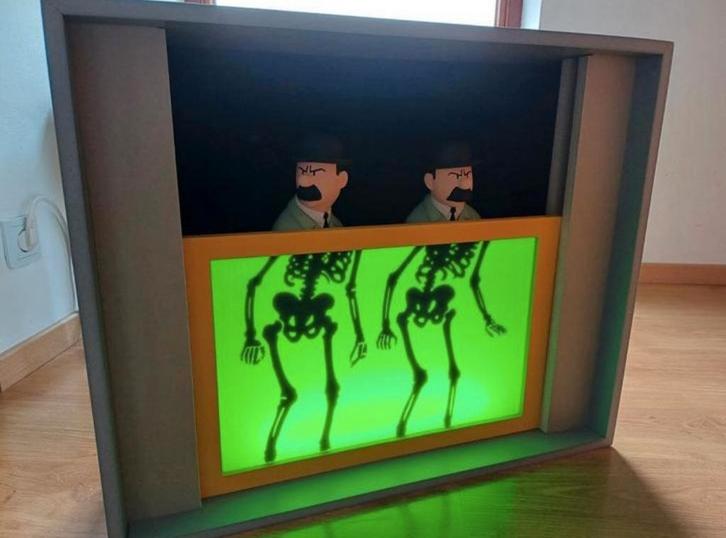 Grote Saint-Émet van Jansen en Janssen. Kuifje-serie, Verzamelen, Stripfiguren, Zo goed als nieuw, Beeldje of Figuurtje, Kuifje