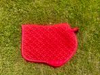 Rood glitter dekje QHP maat full met zilver en rode bies, Dieren en Toebehoren, Ophalen of Verzenden, Zo goed als nieuw, Dekje