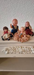 4 Celluloid Poppenhuis Popjes - Vintage, Ophalen of Verzenden, Gebruikt, Pop
