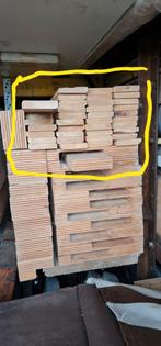Partij massief beuken blank gelakte plinten, Ophalen, Nieuw, Overige materialen, Plinten