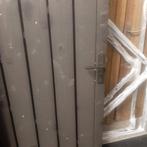Dubbele poort 2 mtr breed 180 hoog Zwart Stalen frame luxe, Ophalen, Nieuw, Hout, 150 tot 200 cm