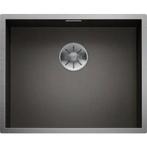 Blanco Zerox 500 Dark Steel Spoelbak 54 x 44 - Nieuw!, Nieuw, Minder dan 100 cm, 25 tot 50 cm, De 39171 Sülzetal