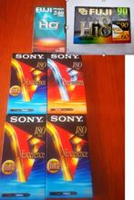 Fuji VHS videoband FUJI Hi8 cassette +4 SONY VHS Excellence, Alle leeftijden, Ophalen of Verzenden, Nieuw in verpakking