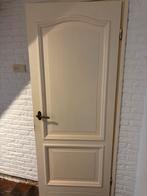 2x massief houten opdekdeuren, Doe-het-zelf en Verbouw, Deuren en Horren, Ophalen, Zo goed als nieuw, Binnendeur, 200 tot 215 cm