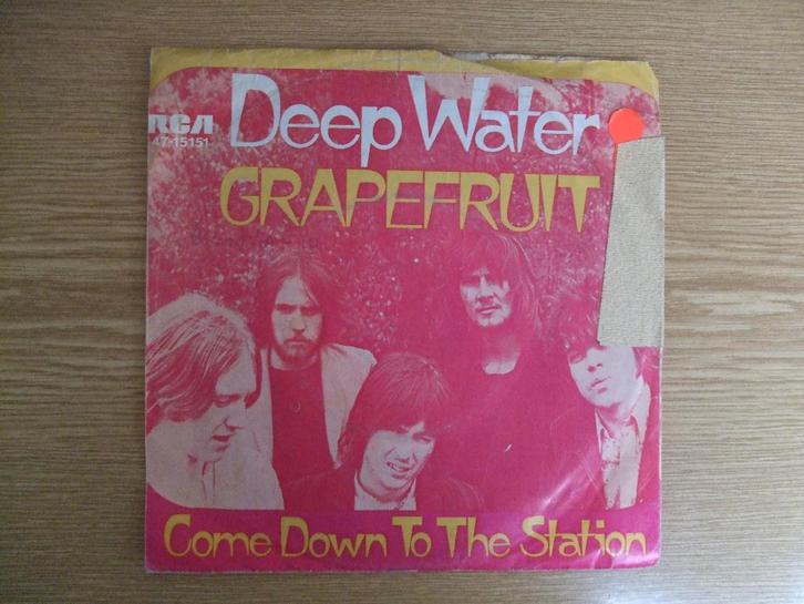 GRAPEFRUIT    DEEP WATER / COME DOWN TO THE STATION, Cd's en Dvd's, Vinyl Singles, Zo goed als nieuw, Single, Rock en Metal, 7 inch