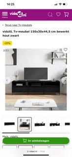 Zwarte tv kast tnieuw in doos!, Ophalen, Nieuw, 25 tot 50 cm