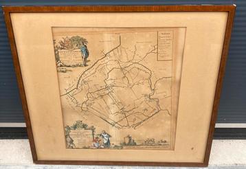 Schotanus kaart Rauwerderhem uit 1718 beschikbaar voor biedingen