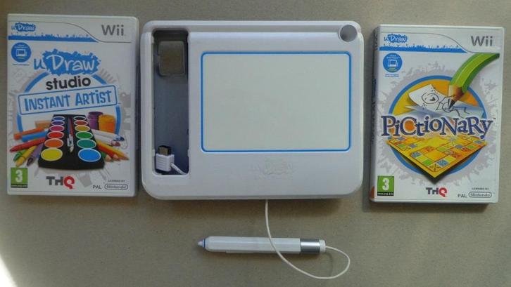 U Draw Studio Instant Artist + Pictionary voor de Wii, Spelcomputers en Games, Games | Nintendo Wii, Zo goed als nieuw, Ophalen of Verzenden