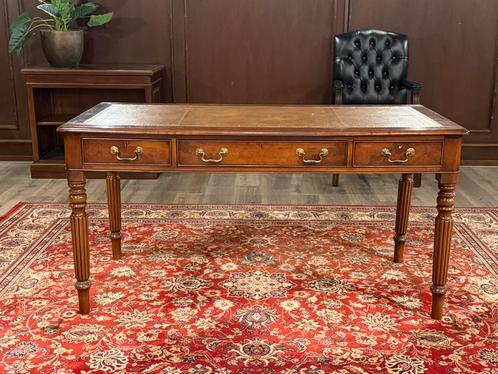 Klassiek Engels bureau (schrijftafel) #481, Huis en Inrichting, Bureaus, Zo goed als nieuw, Ophalen of Verzenden