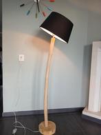 Decoratieve Staande Lamp met Houten Steel, Huis en Inrichting, Lampen | Vloerlampen, Ophalen