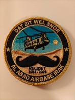 298 sqn Irak patch, Verzamelen, Ophalen of Verzenden, Zo goed als nieuw, Patch, Badge of Embleem
