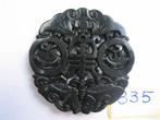 Prachtige amulet hanger van chinese jade.Vleermuizen,835 #, Ophalen of Verzenden, Zo goed als nieuw, Groen, Steen of Mineraal