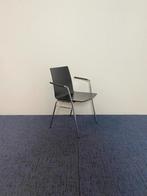 8x Vergaderstoel Wiesner Hager 6351-200, zwart, chroom frame, Huis en Inrichting, Stoelen, Ophalen, Gebruikt, Zwart, Vijf, Zes of meer stoelen