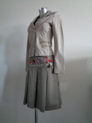 DEPT rok met stenen, taupe, medium NIEUW kaartjes beschikbaar voor biedingen