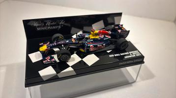 F1 red bull s.vettel showcar minichamps 1.43 beschikbaar voor biedingen