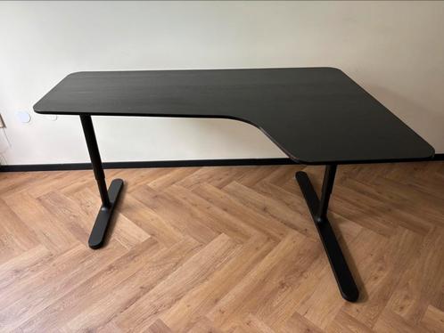 IKEA BEKANT Right Corner Desk | Great Condition!, Huis en Inrichting, Bureaus, Gebruikt, Bureau, Ophalen