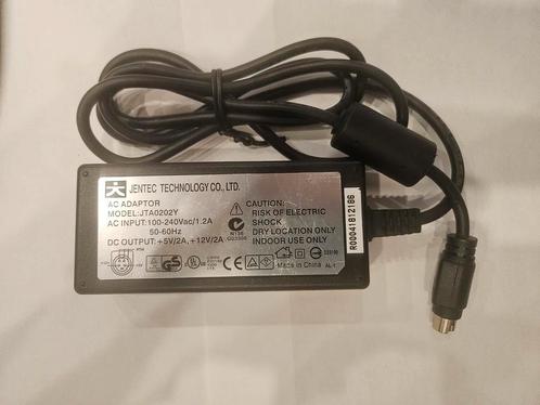 JENTEC JTA0202Y 4 Pin AC Adapter Power Supply +5V/2A +12V/2, Audio, Tv en Foto, Opladers, Zo goed als nieuw, Ophalen of Verzenden