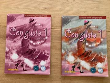 Con Gusto 1 Spaans-Nederlands tekst- en werkboek niveau A1 beschikbaar voor biedingen