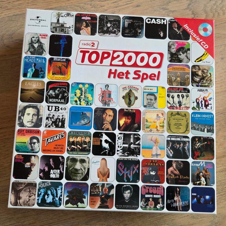 RADIO 2 TOP 2000 SPEL, Hobby en Vrije tijd, Gezelschapsspellen | Bordspellen, Zo goed als nieuw, Vijf spelers of meer, Ophalen