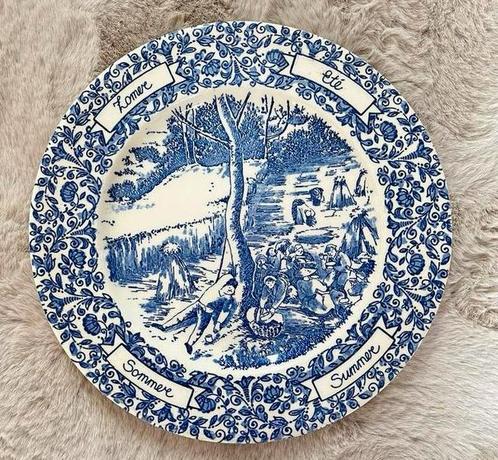 Prachtige engelse Ironstone bord, Antiek en Kunst, Antiek | Wandborden en Tegels, Ophalen of Verzenden