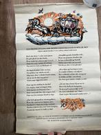 Koningshuis Rijmprent 7 januari, Ophalen of Verzenden, Gebruikt, Nederland, Kaart, Foto of Prent