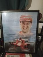 Schumacher ferrari in kader, Verzamelen, Posters, Ophalen of Verzenden, Zo goed als nieuw, Rechthoekig Staand, Film en Tv