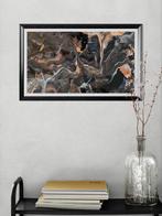 Schilderij "Stromen van Obsidiaan", Antiek en Kunst, Kunst | Schilderijen | Abstract, Ophalen