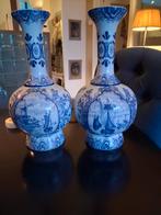 Delfts Blauwe Vazen Set, Ophalen of Verzenden