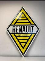 Groot oud RENAULT emaille reclamebord, Ophalen, Reclamebord, Gebruikt, .