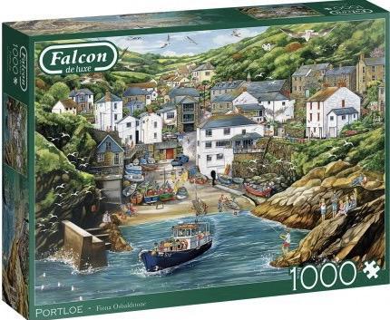 Falcon de Luxe - Portloe - 1000 stukjes, Hobby en Vrije tijd, Denksport en Puzzels, Nieuw, Legpuzzel, 500 t/m 1500 stukjes, Ophalen of Verzenden