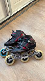 maple mpl-4 schoen maat 35 op atom striker2 onderstel, Ophalen of Verzenden, Zo goed als nieuw, Inline skates 4 wielen, Overige merken