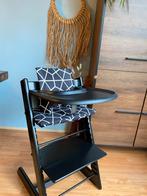 Zwarte kussenset voor kinderstoel stokke trip trap, Kinderen en Baby's, Kinderstoelen, Ophalen of Verzenden, Nieuw, Meegroeistoel