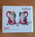 Excelsa kerstman Zout- en peperstel/strooierset, keramiek, Ophalen of Verzenden, Nieuw