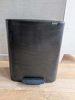 Brabantia Bo duobak 2x30 liter, Huis en Inrichting, Woonaccessoires | Prullenbakken, Ophalen, Zo goed als nieuw, Rvs, Minder dan 50 cm