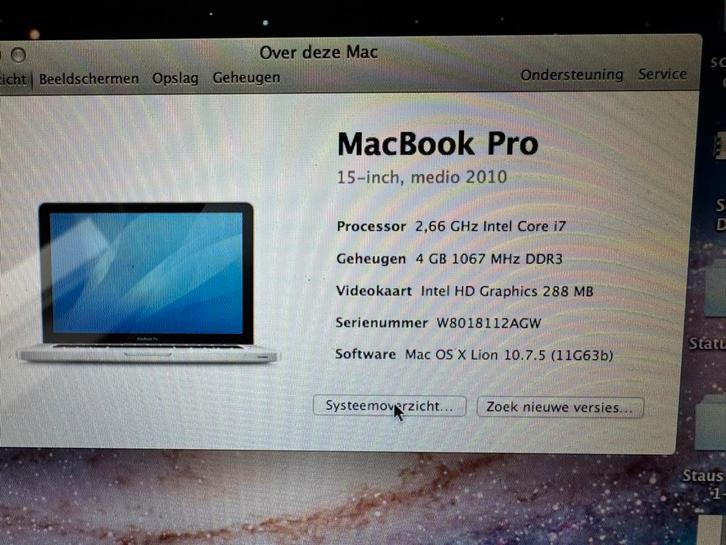 MacBook Pro 15 inch (2010) - Goed Onderhouden, Computers en Software, Apple Macbooks, Gebruikt, MacBook Pro, 15 inch, 2 tot 3 Ghz