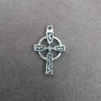 Vintage Keltisch kruis hanger ketting, Ophalen of Verzenden