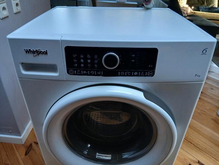 Whirlpool wasmachine 7kg, Witgoed en Apparatuur, Wasmachines, 6 tot 8 kg, 85 tot 90 cm, 1200 tot 1600 toeren, Ophalen