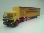 Herpa Mercedes SK volumetrailer Michelin., Gebruikt, Ophalen of Verzenden, Bus of Vrachtwagen, Herpa