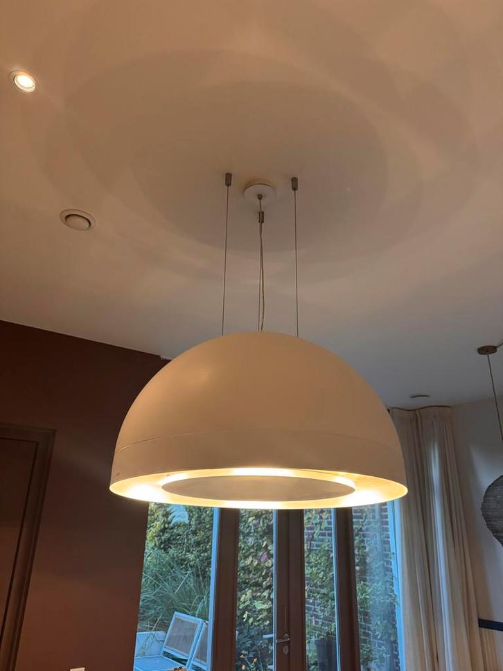 Wave Sphere Design afzuigkap - WIT, Witgoed en Apparatuur, Afzuigkappen, Zo goed als nieuw, Eilandschouwkap, Ophalen